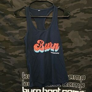 Burn Women's Navy Tank Top